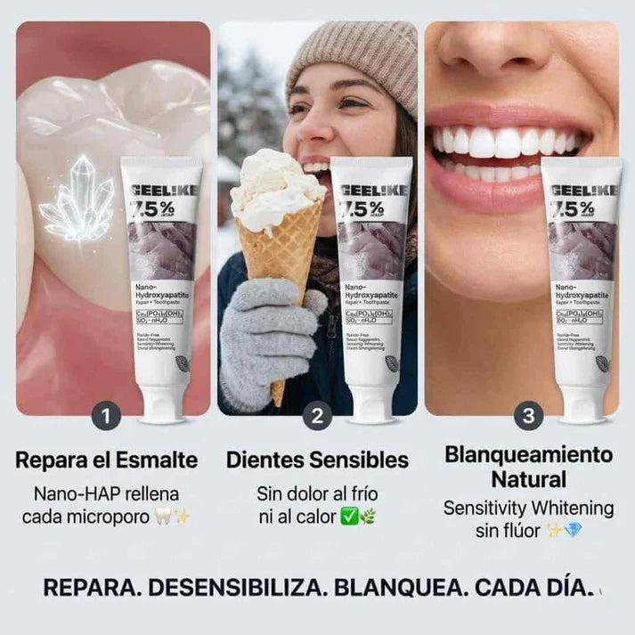 CEELIKE™ Nano⁓Hydroxyapatite Repara tu esmalte dental desde el primer uso OFERTA 2 X 1