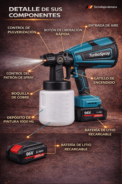 Pistola de pintura eléctrica + ENVIO GRATIS🎁